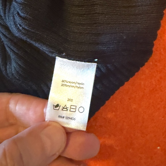 Venus black ribbed rayon blend long sleeve knit sweater dress NWOT - Picture 8 of 9